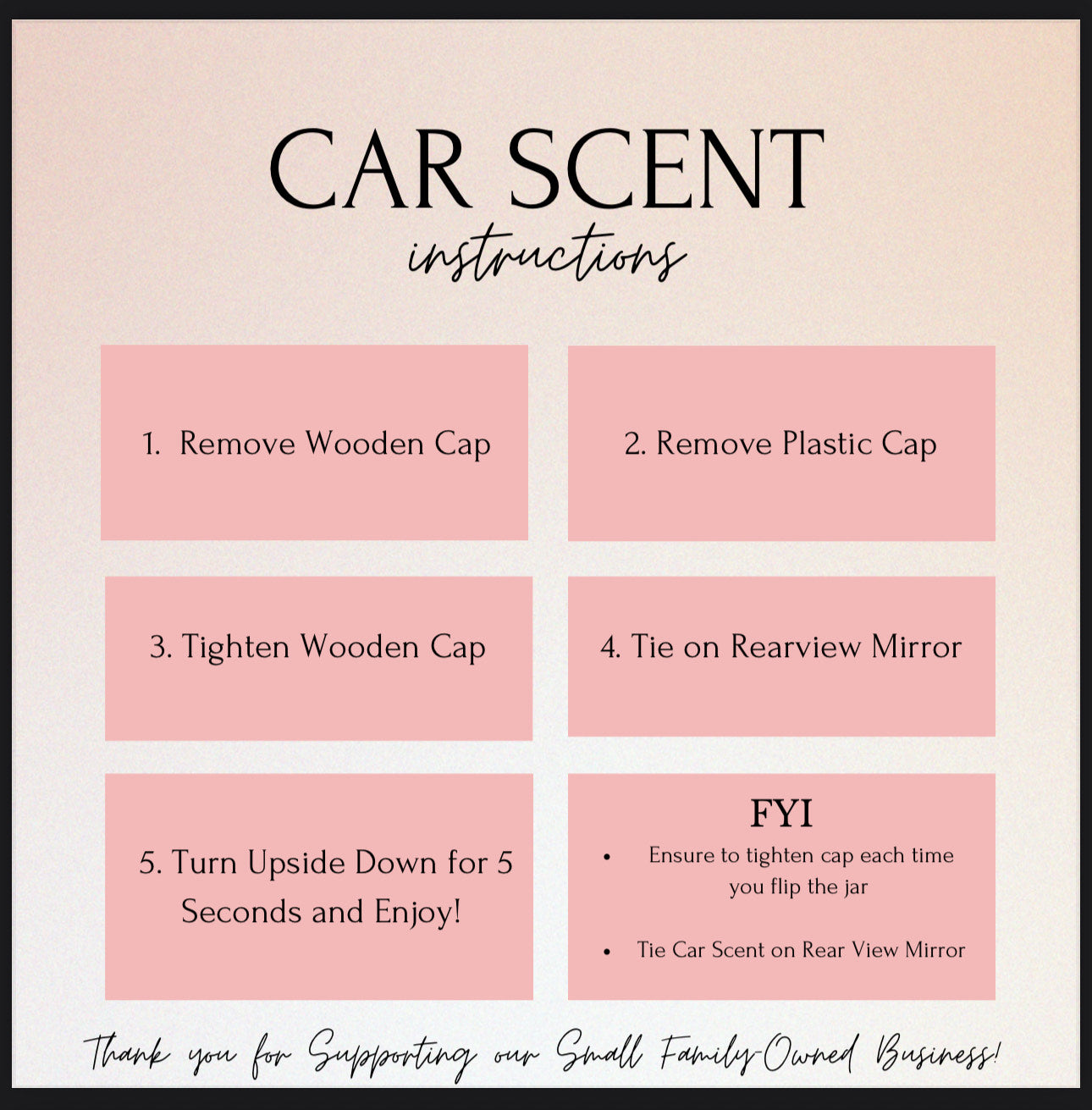 Myles' Car Scents